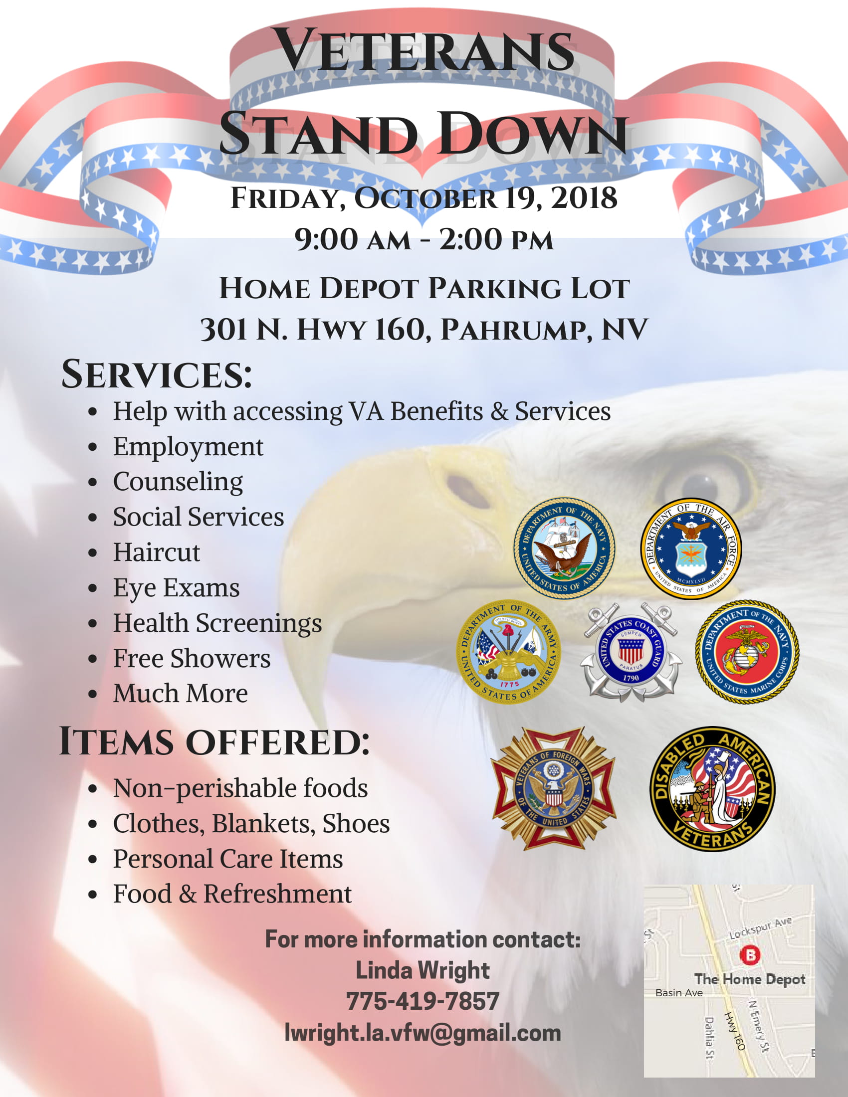 Pahrump Veterans Stand Down Nevada Department of Veterans Services