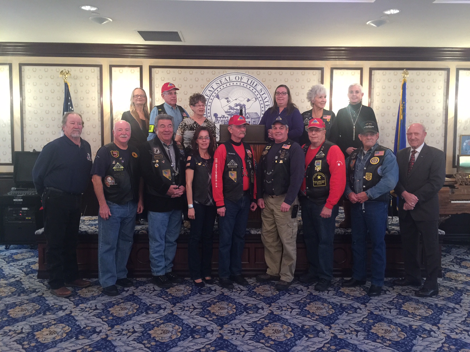 Northern Nevada Patriot Guard Riders Honored as Nevada’s Veteran Supporter of the Month