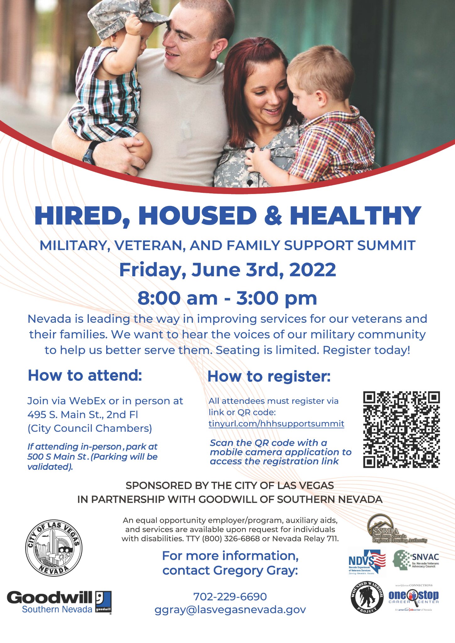 Hired, House, and Healthy Military and Veteran Family Support Summit