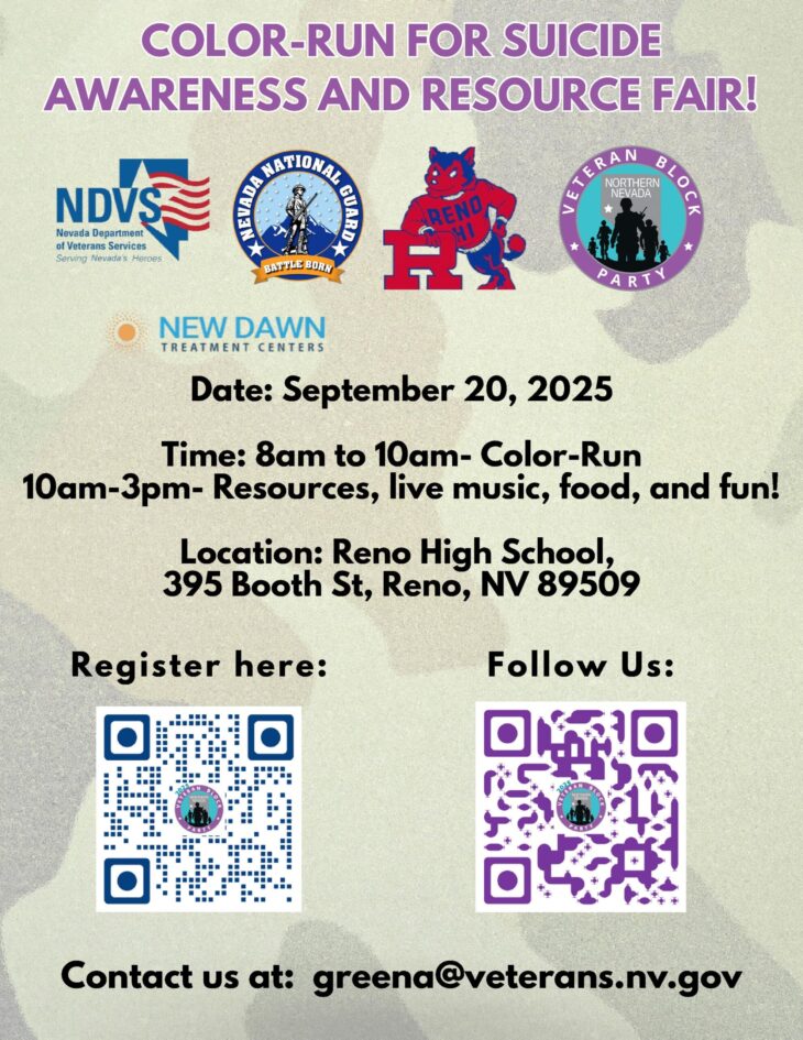 Northern Nevada Veterans Block Party and Color Run