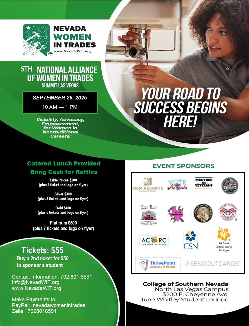 5th National Alliance of Women In Trades Summit September 26, 2025