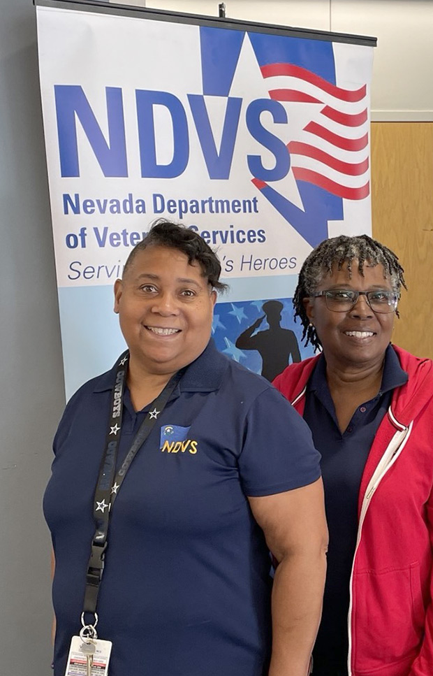 VSO supervisors standing in front of a NDVS banner